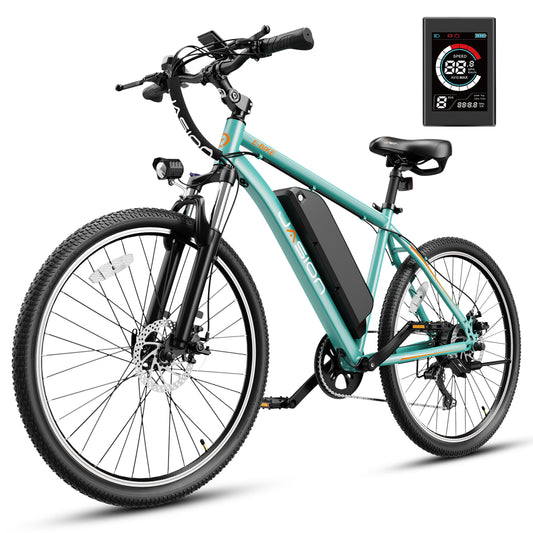 EB5 plus 27.5" Electric Bike for Adults, 500W Motor Electric Bicycles with Removable Battery, 45 Miles Electric Mountain Bike with Front Fork Suspension, 7-Speed