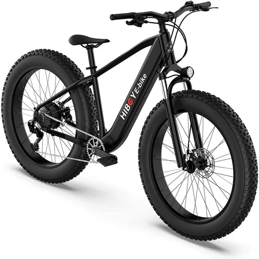 P6 Fat Tire Electric Bike, 26'' 4.0 Fat Tire Dirt Ebike Shimano 9 Speed Gears 750W Motor 48V 13Ah Lithium-Ion Removable Battery Snow Mountain City Adult Electric Bicycles, UL Certified